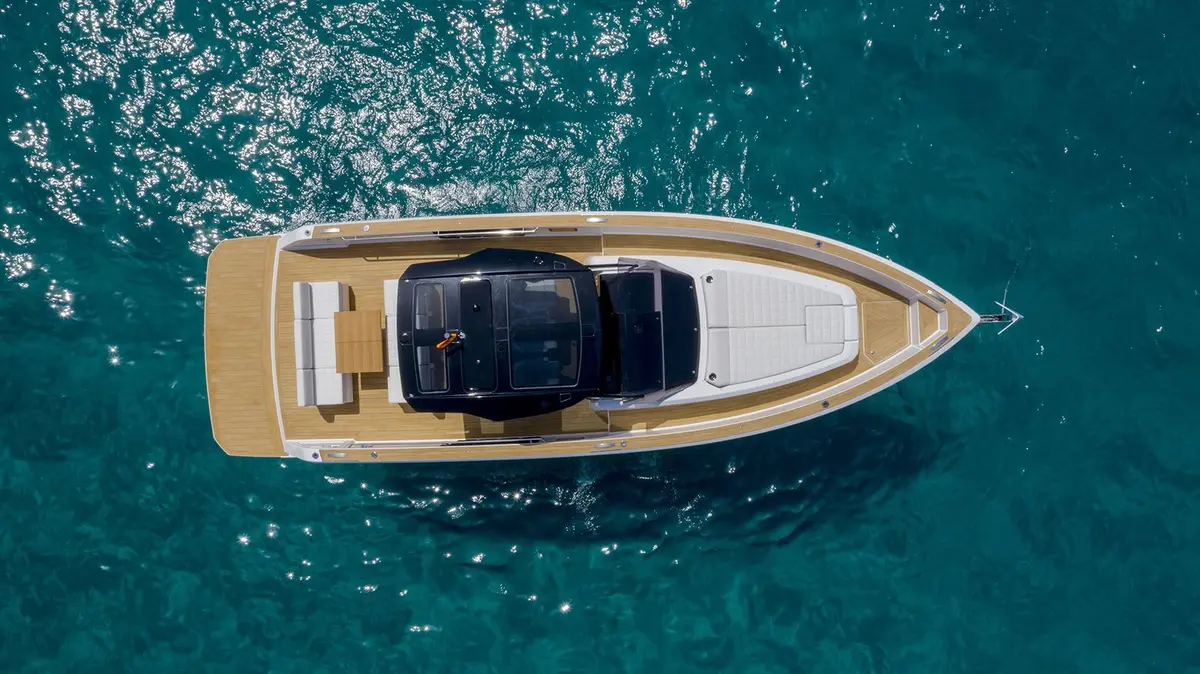Pardo 38, main deck — Sardinia Yacht Hire, Sardinia. Sporty day cruising for small groups off Porto Cervo