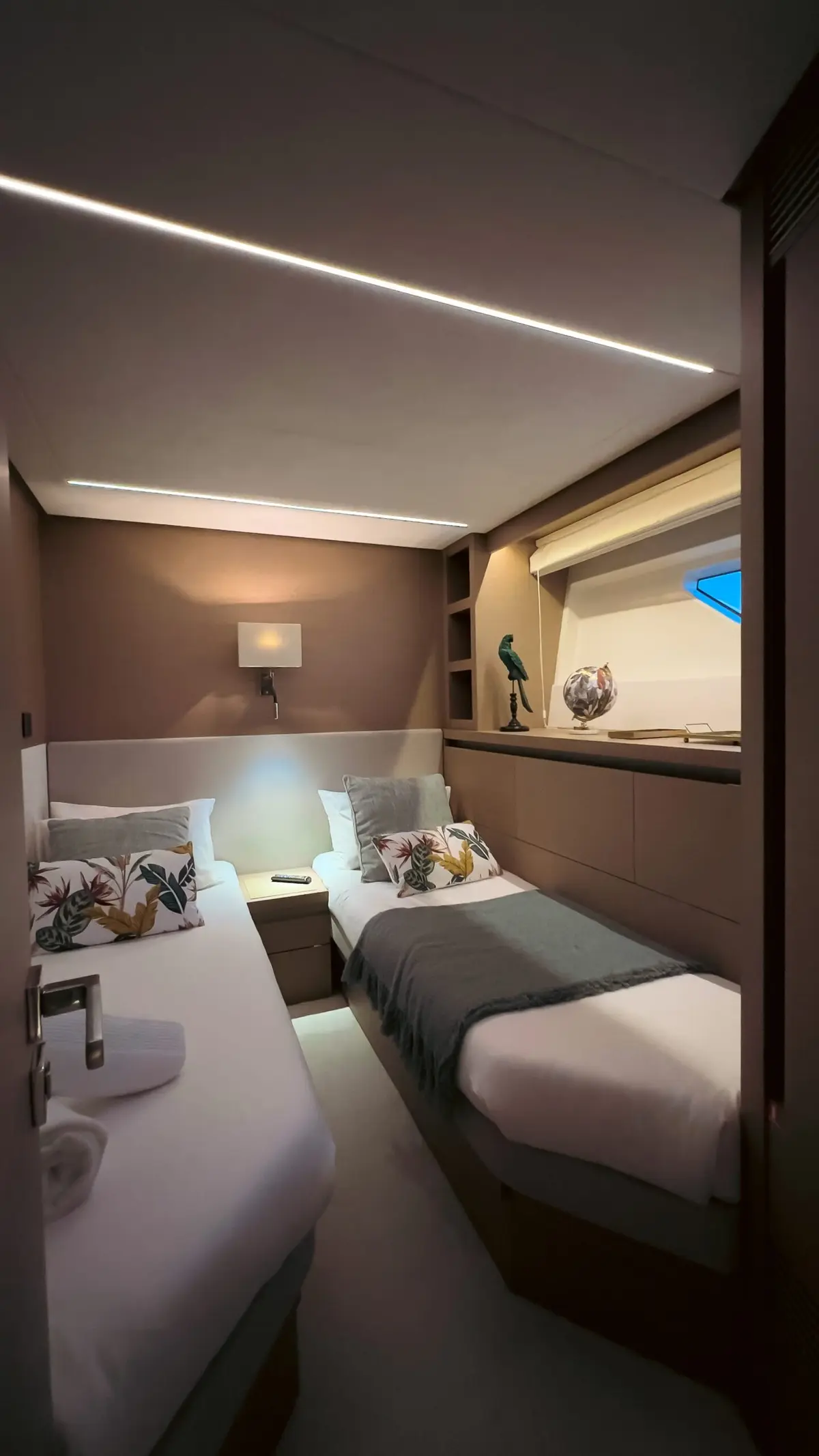 Prestige 680, exterior — Sardinia Yacht Hire, Sardinia. Four private cabins for slower Sardinian mornings