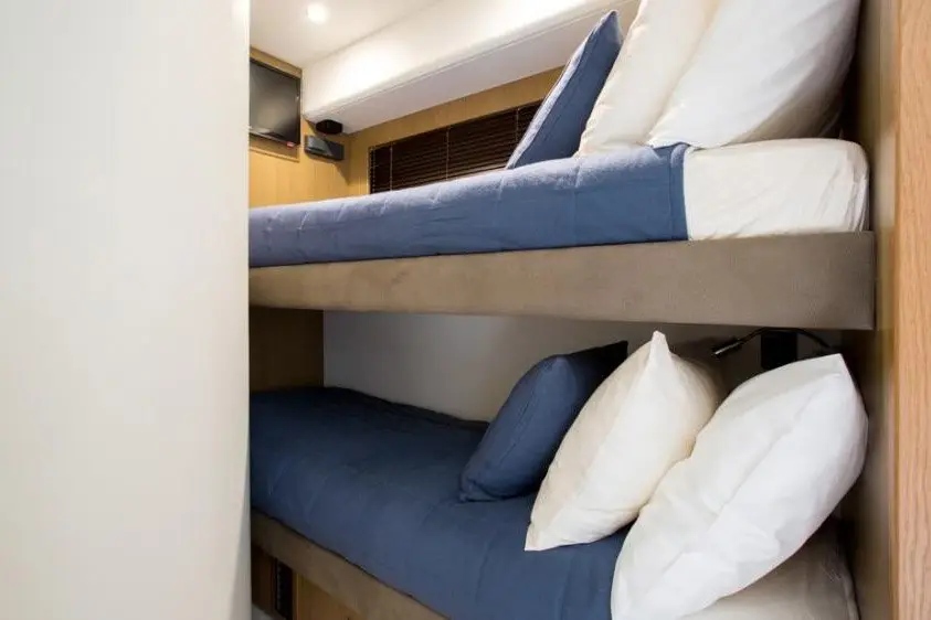 Princess 68 Fly, flybridge — Sardinia Yacht Hire, Sardinia. Flybridge comfort for family days along Costa Smeralda