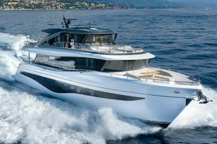Princess Y80 — Sardinia Yacht Hire, Sardinia. Five cabins and calm coastal range for longer trips
