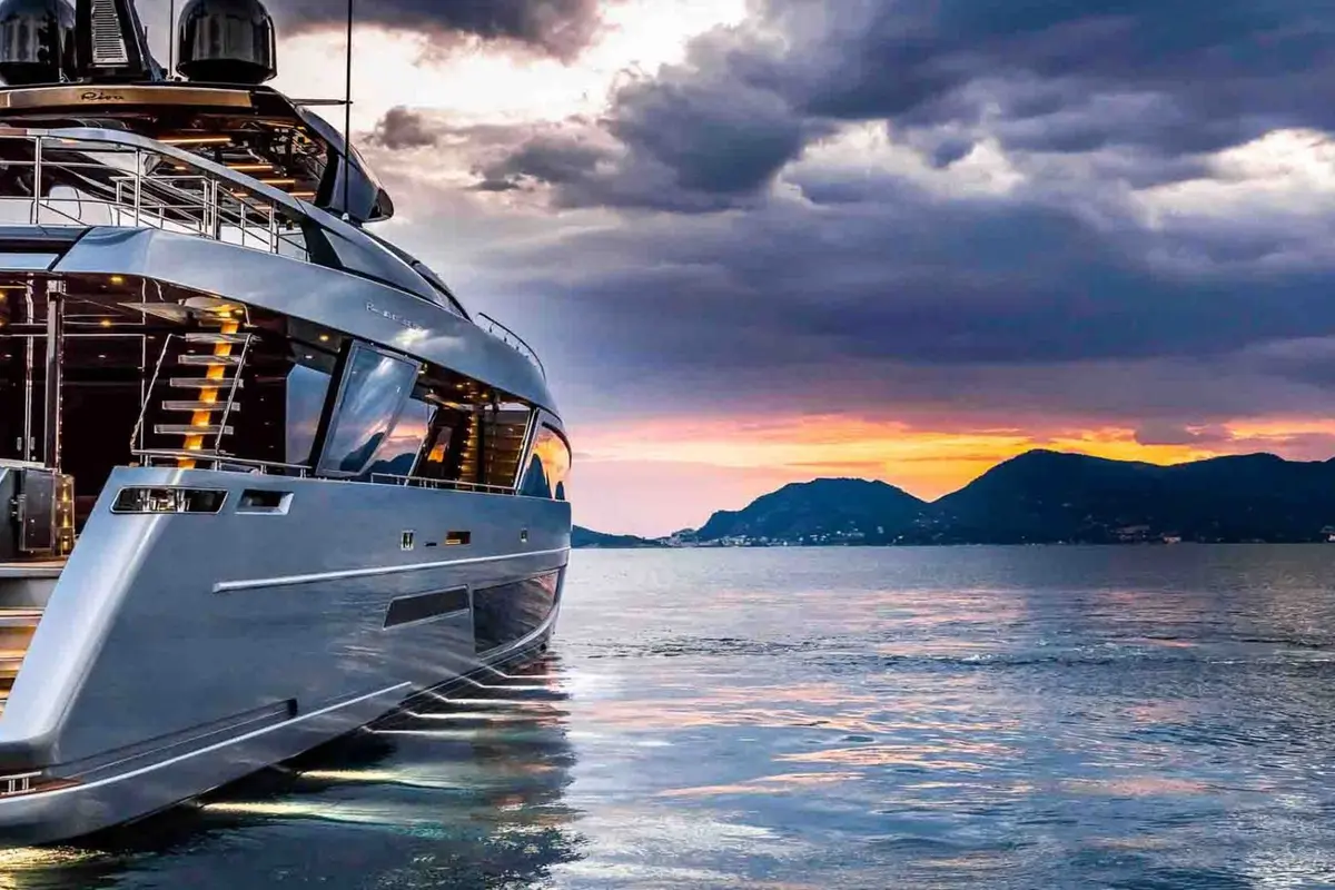 Riva 110, flybridge — Sardinia Yacht Hire, Sardinia. Five cabins for slow mornings along Costa Smeralda