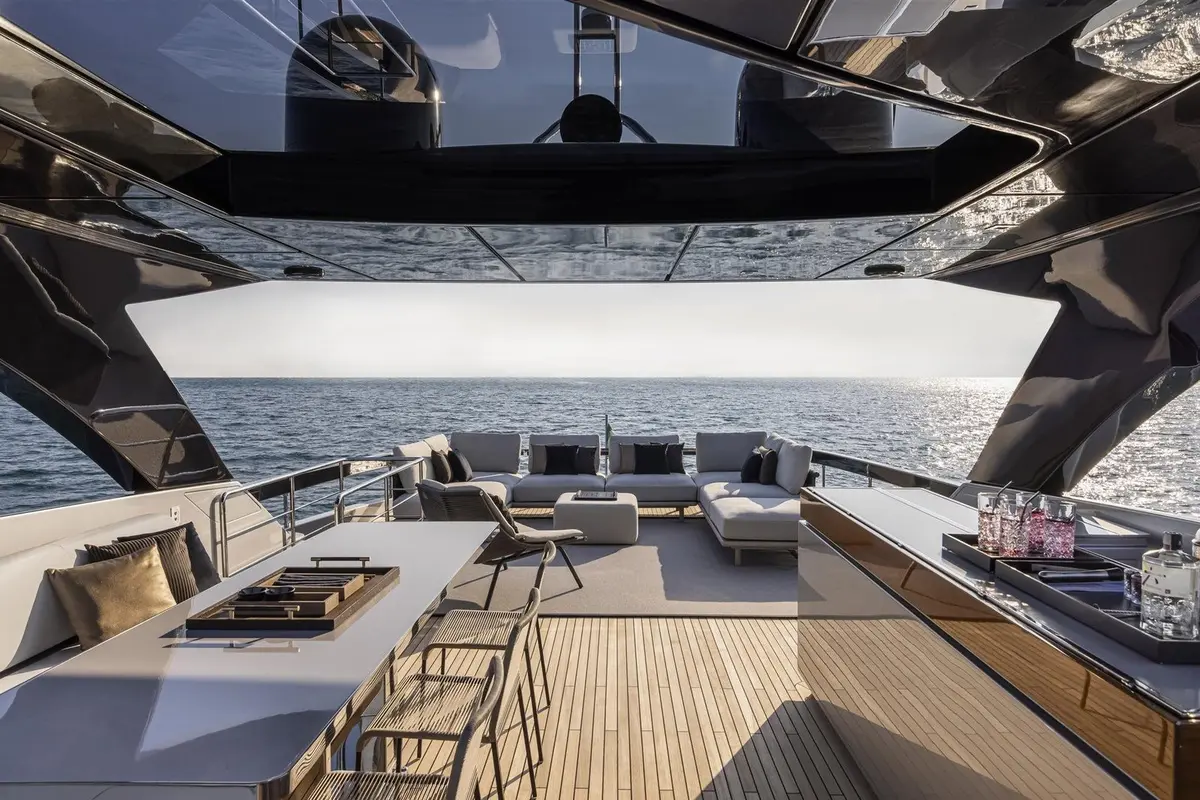 Riva 90, exterior — Sardinia Yacht Hire, Sardinia. Five cabins built for slow coastal cruising
